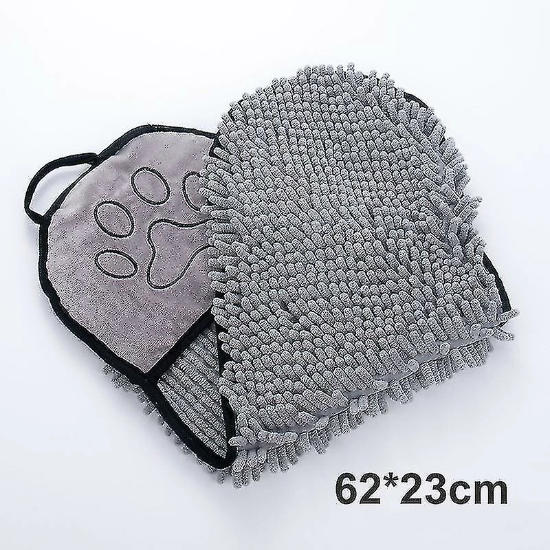 Unbranded Pet Dog Cat Absorbant Serviettes Pet Glove-style Bath Towel 1 Pièce, Gris) 1 Unbranded Pet Dog Cat Absorbant Serviettes Pet Glove-style Bath Towel 1 Pièce, Gris)