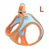 Unbranded Pet Dog Cat Harness Puppy Kitten Réglable Reflective Breathable Vest Harness (1 Pièce, Orange