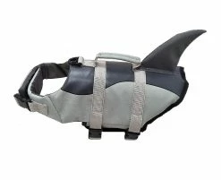 Unbranded Pet Dog Life Jacket Maillot De Bain Dog Taille Réglable Gilet De Vie Pour Chien (1 Pièce, Gris)