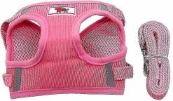Unbranded Soft Training Harness Vest Mesh Tissu Dog Vest Harnesses For Puppy, Cats, Small Animals Ps042 (, Rose) -nourriture pour chien boutique 846769483 max