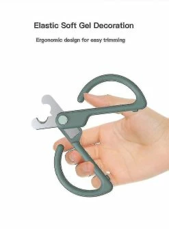 Unbranded Pet Nail Clipper Scissors Pet Dog Cat Nail Toe Claw Clippers For Animals Pet Supplies (2 Pièces, Greenpink -nourriture pour chien boutique 846787711 max